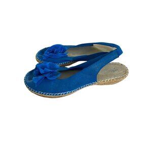 Cliffs White Mountain Women's Blue Sling Back Espadrille Sandals - 10W